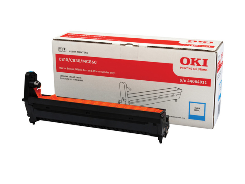 Драм-картридж Oki 44064011 для C801/810/830/MC860 Cyan (оригинал)