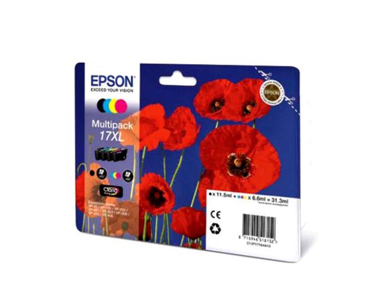 Набор картриджей Epson T1706 для Expression Home XP103/203/207 (оригинал)