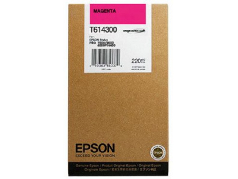 Картридж Epson T6143 для Stylus Pro 4450 Magenta (оригинал)