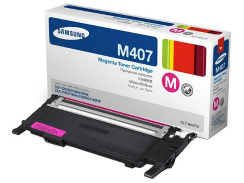 Картридж Samsung CLT-M407S для CLP-320/325/CLX-3185 Magenta (оригинал)