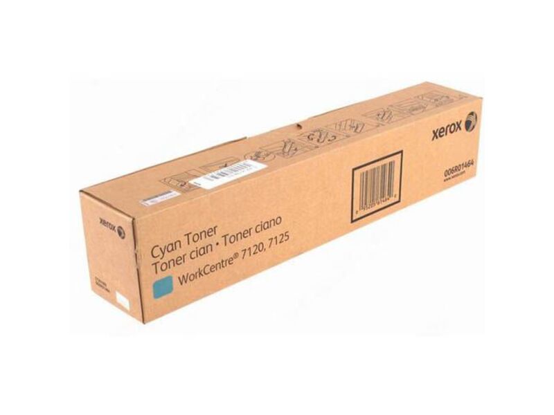 Тонер-картридж Xerox 006R01464 для WorkCentre 7120/7125/7220/7225 Cyan (оригинал)