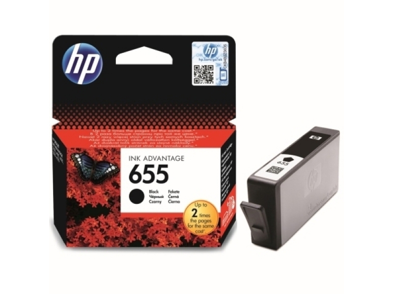 Картридж HP CZ109AE №655 для HP Deskjet Ink Advantage 3525, 4615, 4625, 5525, 6525 Black (оригинал)