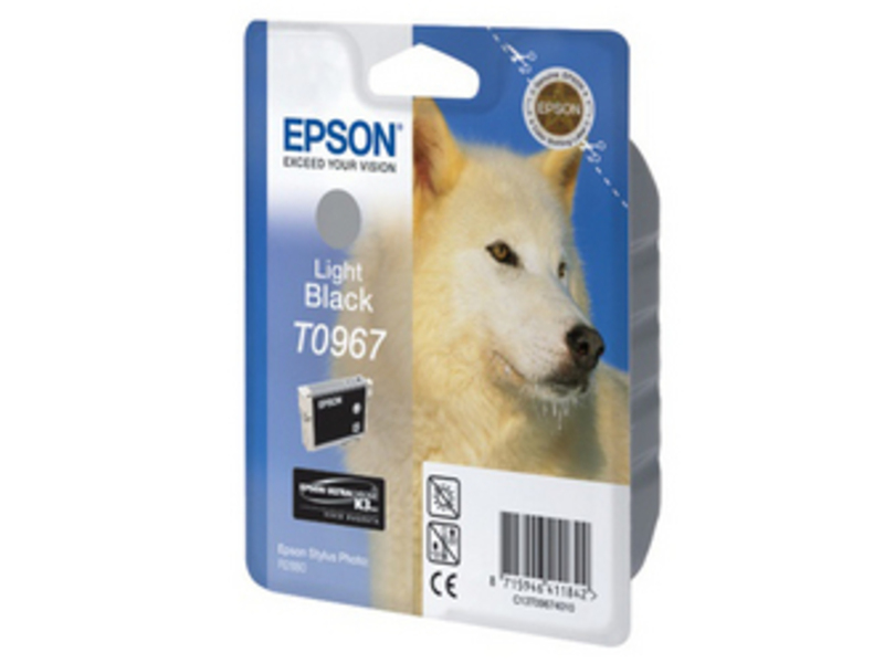 Картридж Epson T0967 для Stylus R2880 Light Black (оригинал)