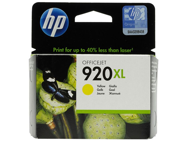 Картридж HP CD974AE №920XL для HP OfficeJet 6000/7000 Yellow (оригинал)