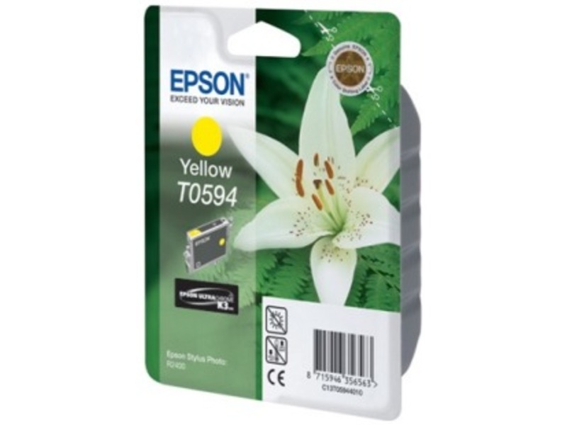 Картридж Epson T0594 для Stylus R2400 Photo Yellow (оригинал)