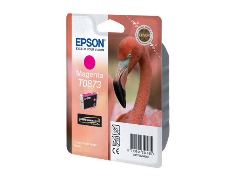Картридж Epson T0873 для Stylus R1900 Magenta (оригинал)