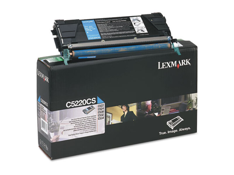 Картридж Lexmark C5220CS для C522n/524 Return Cyan (оригинал)