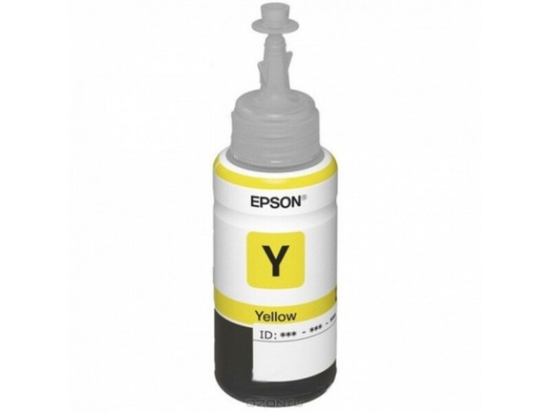 Контейнер с чернилами Epson T6734 для L800 Yellow (оригинал)