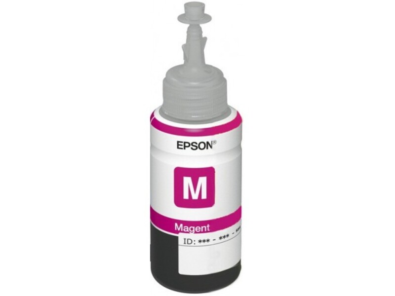 Контейнер с чернилами Epson T6643 для L100/L110/L210/L300/L355/L550 Magenta 70ml  (оригинал)