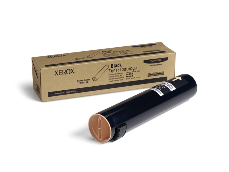 Тонер-картридж Xerox 106R01163 для Phaser 7760 Black (оригинал)