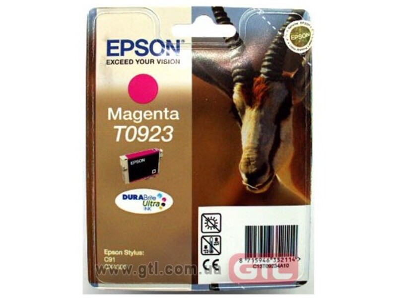Картридж Epson T0921 для Stylus C91/CX4300/T26/T27/TX106/TX109/TX117/TX119 Black (оригинал)
