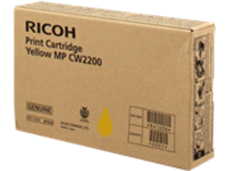 Картридж Ricoh 841638 type MP CW2200 для MPCW2200 Yellow 100 ml (оригинал)