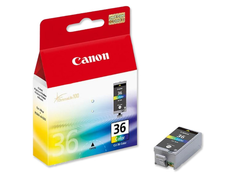 Картридж Canon CLI-36 для PIXMA IP100/MINI260 Color (оригинал)