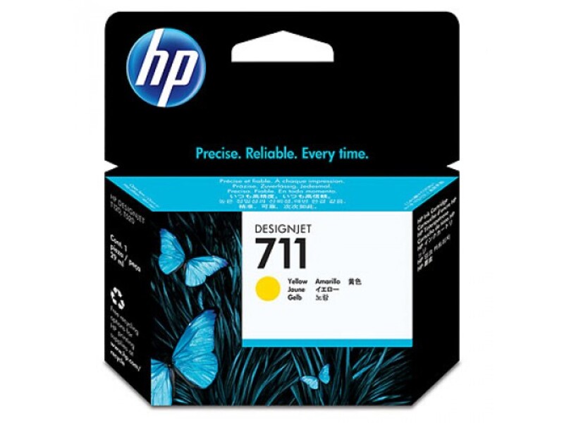 Картридж HP CZ132A №711 для HP Deskjet T120/T520 Yellow 29ml (оригинал)