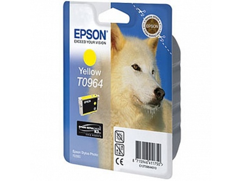 Картридж Epson T0964 для Stylus R2880 Yellow (оригинал)