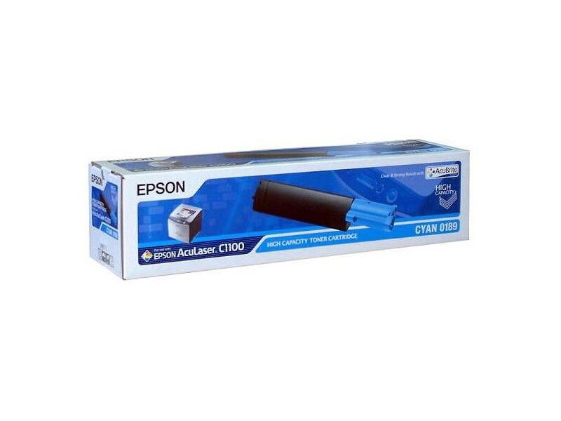 Картридж Epson C13S050189 для AcuLaser C1100/CX11 Cyan (оригинал)