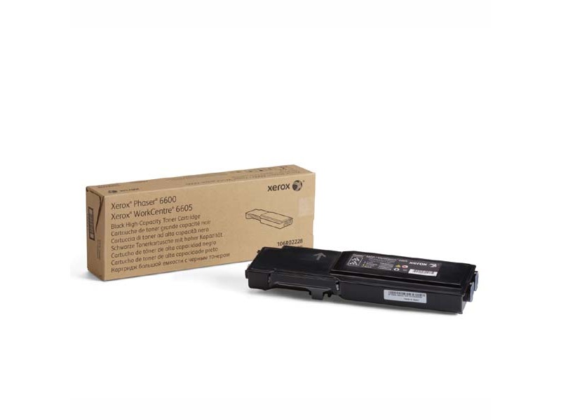 Тонер-картридж Xerox 106R02236 для Phaser 6600/WC6605 Black (оригинал)