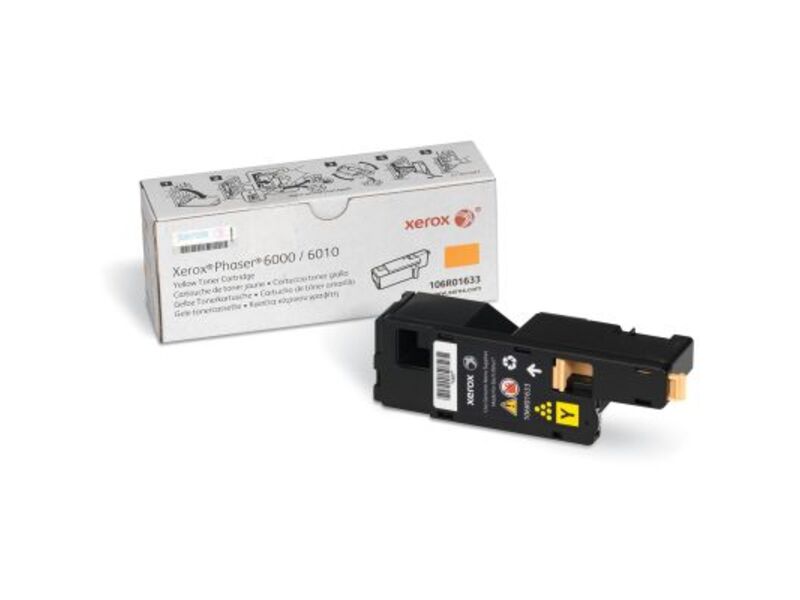 Тонер-картридж Xerox 106R01633 для Phaser 6000/6010/WorkCentre 6015 Yellow (оригинал)