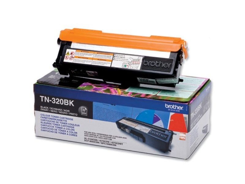 Картридж Brother TN320BK для HL-4150CDN/MFC-9465CDN Black (оригинал)