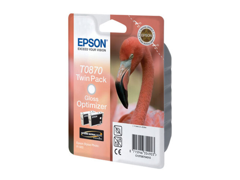 Картридж Epson T0870 для Stylus R1900 Gloss Optimizer (оригинал)