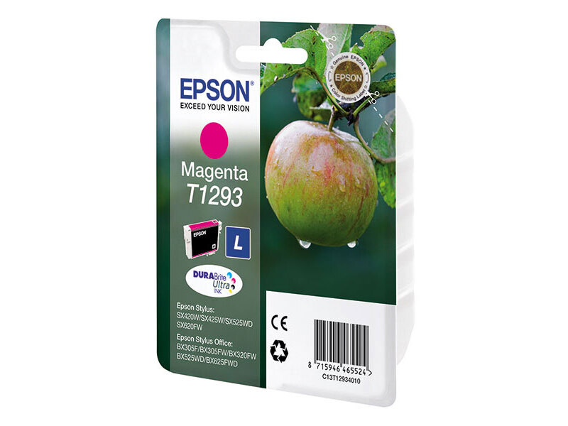 Картридж Epson T1293 для Stylus SX525/B42/BX320/BX625 Magenta (оригинал)
