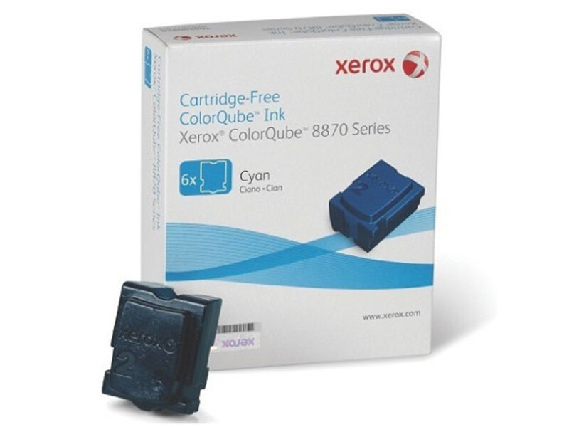 Твердотельные чернила Xerox 108R00958 для ColorQube 8870 Cyan 6x2.88K (оригинал)