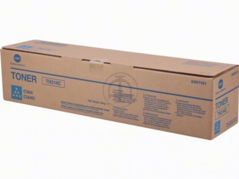 Тонер-картридж Konica Minolta A0D7451 для bizhub C353/C353P Cyan (оригинал)