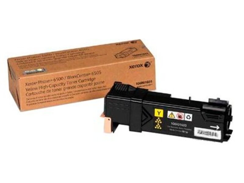 Тонер-картридж Xerox 106R01603 для Phaser 6500/WorkCentre 6505 Yellow (оригинал)