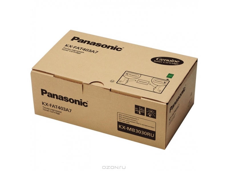 Тонер-картридж Panasonic KX-FAT403A для KX-MB3030RU (оригинал)