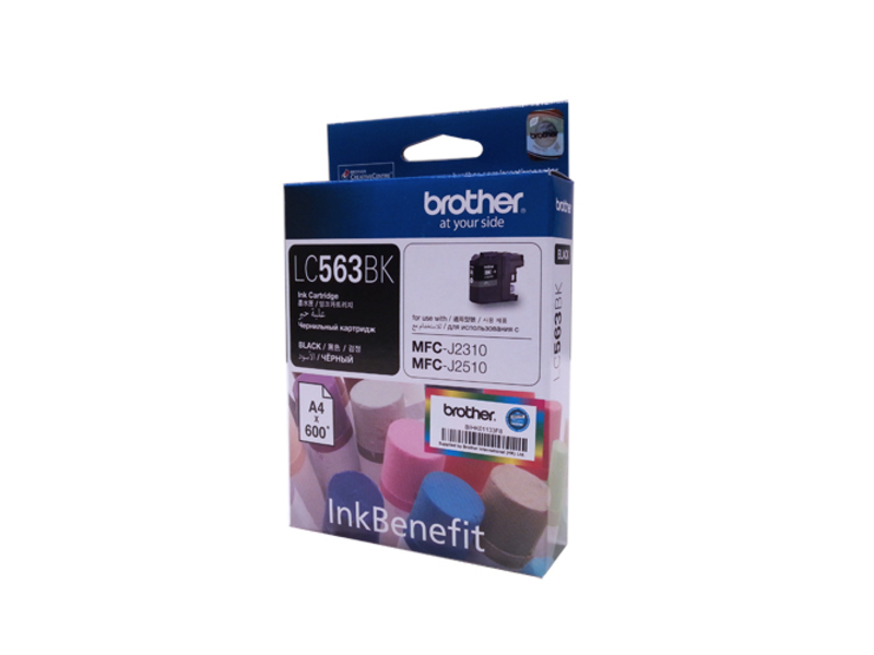 Картридж Brother LC-563BK для MFCJ2310/2510/3520/3720 Black (оригинал)