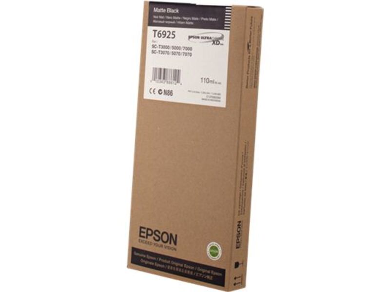 Картридж Epson T6925 для SCT3000/T5000/T7000 Matte-Black 110ml (оригинал)