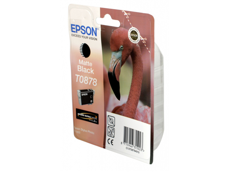 Картридж Epson T0878 для Stylus R1900 Matte Black (оригинал)