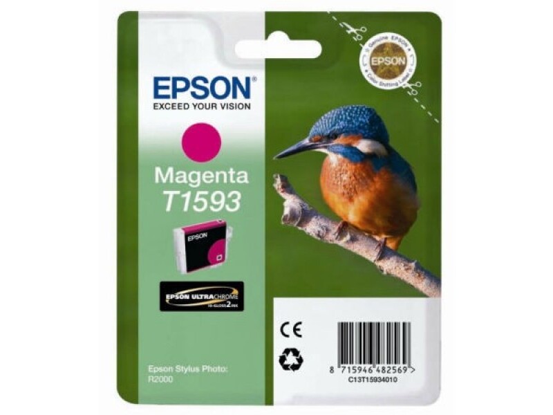 Картридж Epson T1593 для Stylus R2000 Magenta (оригинал)