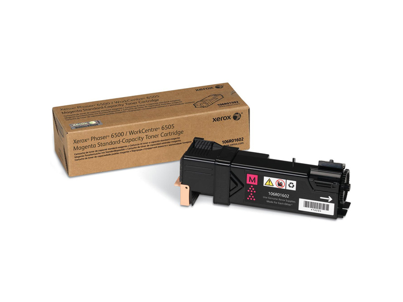 Тонер-картридж Xerox 106R01602 для Phaser 6500/WorkCentre 6505 Magenta (оригинал)