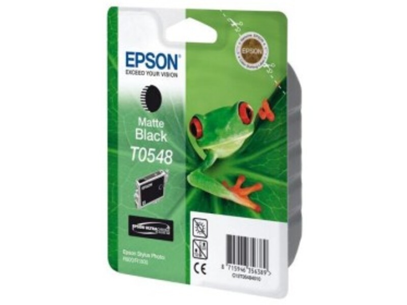 Картридж Epson T0548 для Stylus R800 Matte Black (оригинал)
