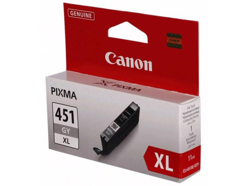 Картридж Canon CLI-451XL для PIXMA MG6340 Grey (оригинал)