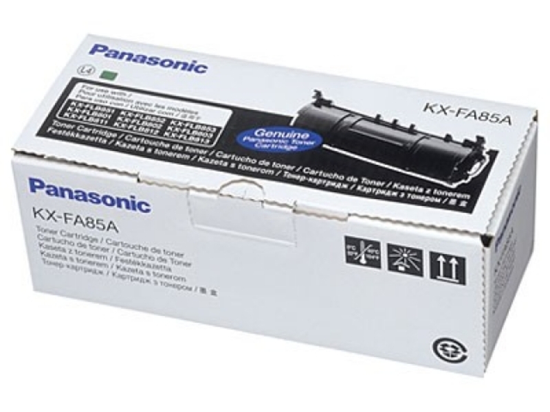 Тонер-картридж Panasonic KX-FA85A для KX-FLB853 (оригинал)