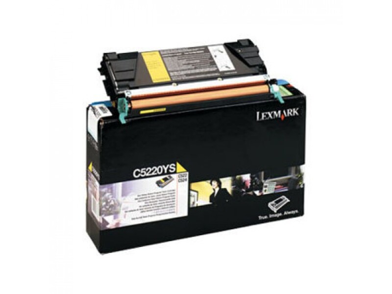 Картридж Lexmark C5220YS для C522n/524 Return Yellow (оригинал)