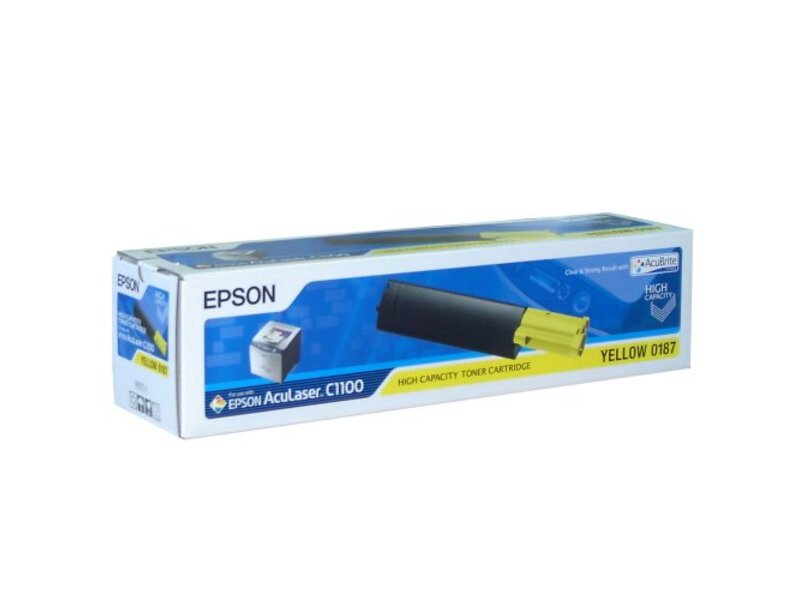 Картридж Epson C13S050187 для AcuLaser C1100/CX11 Yellow (оригинал)