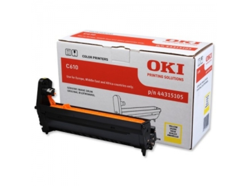 Тонер-картридж Oki 44315321 для С610 Yellow (оригинал)