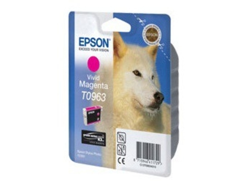 Картридж Epson T0963 для Stylus R2880 Vivid Magenta (оригинал)