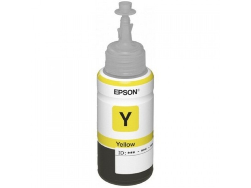 Контейнер с чернилами Epson T6644 для L100/L110/L210/L300/L355/L550 Yellow 70ml (оригинал)
